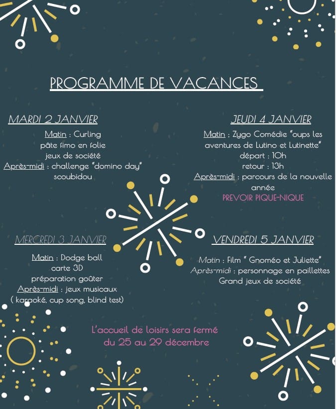 LES PROGRAMMES 1.2.3SOLEIL - MERCREDIS ET VACANCES - ACCUEIL DE LOISIRS  MULTI-SITES